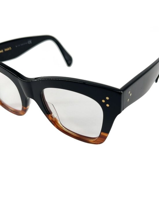 Celine Cat Eye Sunglasses Black Clear Brown Eyewear main image 6